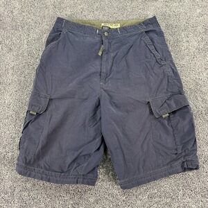 Industrial Rags Shorts Mens 32 Blue Cargo Outdoor Pockets Workwear Hiking City
